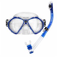 Potápačská sada Aropec maska a šnorchel Mantis a Energy Dry modrá - Potápěčská sada