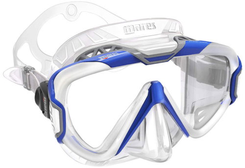 Mares Pure wire mask, transp. /blue - Diving Mask - Main image