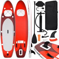 SHUMEE Nafukovací SUP paddleboard a príslušenstvo červený 330 × 76 × 10 cm - Paddleboard