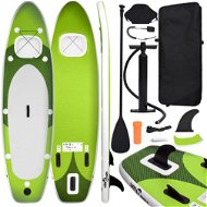 SHUMEE Nafukovací SUP paddleboard a príslušenstvo zelený 300 × 76 × 10 cm - Paddleboard