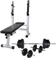 SHUMEE Weight bench with weight rack and set of dumbbells 60,5 kg - Fitness Bench