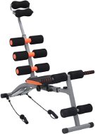 SHUMEE Posilovač břišních svalů ve tvaru L s elastickými popruhy - Fitness Bench