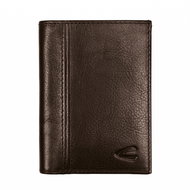 Camel Active Pine leather card case dark brown - Payment Card Case