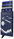 Document case Aviator blue, aluminium