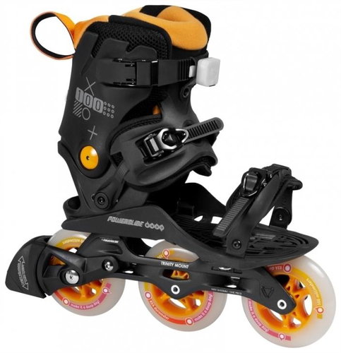 Powerslide Doop Yellow Sunrise 100 Trinity, EU size 43-49 - Roller Skates - Main image