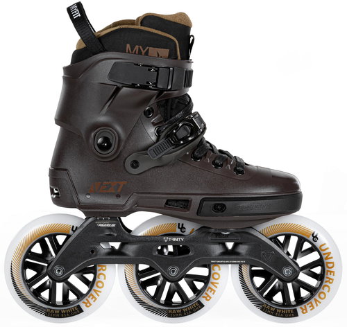 Powerslide Next Brown 125 Trinity, size EU 38-39/242-248mm - Roller Skates - Main image
