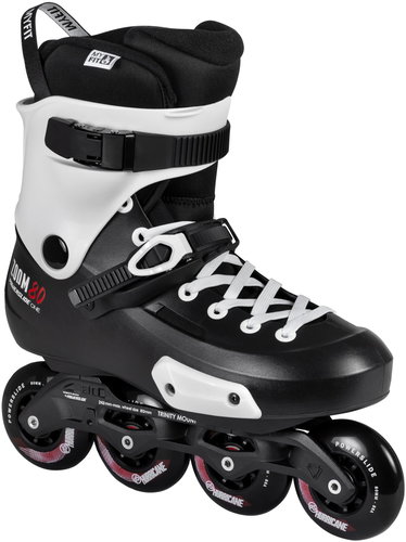 Powerslide Zoom Pro Black 80 Trinity, size EU 35-36 - Roller Skates - Main image