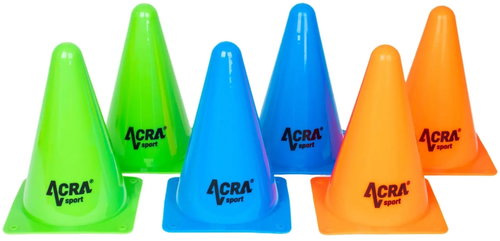 ACRA Training Cone 6pcs, 18cm - Training Aid - Main image