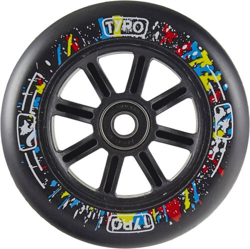 Longway Wheel Tyro Nylon Core 100 mm Black - Scooter Wheels - Main image