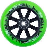 Longway Wheel Tyro Nylon Core 100 mm Green/Black Flame - Scooter Wheels