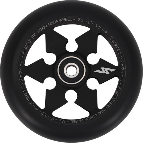 Jp Scooters Ninja 6-Spoke Wheel 110 mm Black - Scooter Wheels - Main image