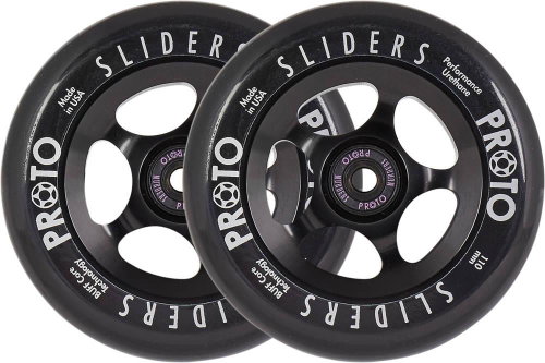 PROTO Wheels Slider 110 mm Black 2 pcs - Scooter Wheels - Main image
