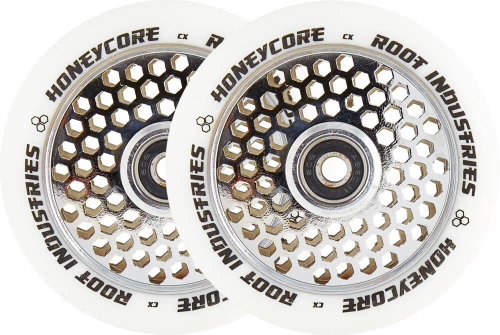 Root Industries Wheels Honeycore White 110 mm 2 pcs Mirror - Scooter Wheels - Main image