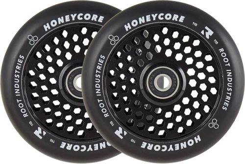 Root Industries Honeycore wheels black 110 mm 2 pcs Black - Scooter Wheels - Main image