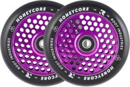 Root Industries Wheels Honeycore black 120 mm 2 pcs Purple - Scooter Wheels