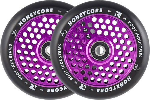Root Industries Wheels Honeycore black 120 mm 2 pcs Purple - Scooter Wheels - Main image