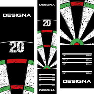 Designa Dart Mat Dartboard 20 - Koberec