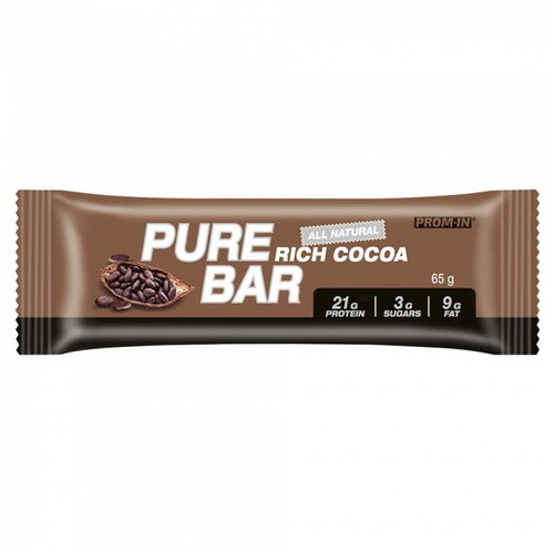PROM-IN Essential Pure Bar, 65g, cocoa - Protein Bar - Main image