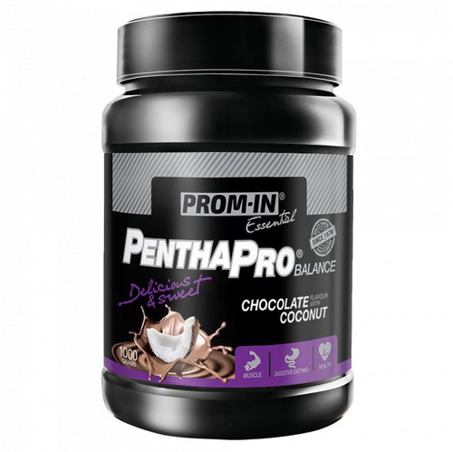 PROM-IN Essential Penthapro Balance 1000 g, chocolate/coconut - Protein - Main image