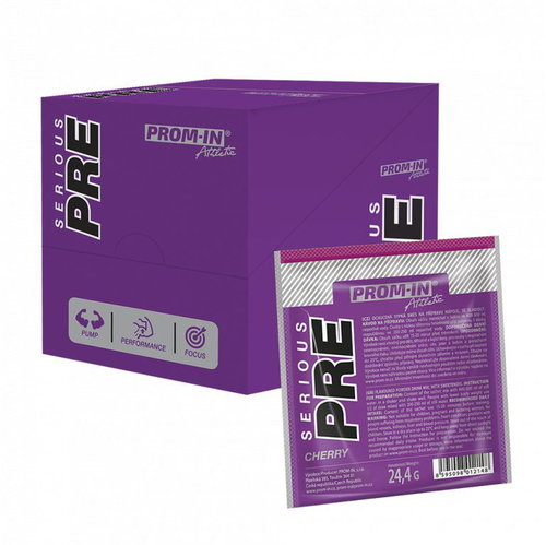 PROM-IN Serious PRE 10 × 24,4 g, cherry - Pre-Workout Supplement - Main image