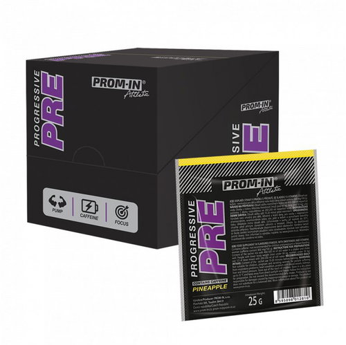 PROM-IN Progressive PRE 10 × 25 g, pineapple - Pre-Workout Supplement - Main image