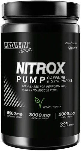 PROM-IN Nitrox Pump Caffeine & Synephrine 338 g Raspberry/Citron - Pre-training mixture - Main image