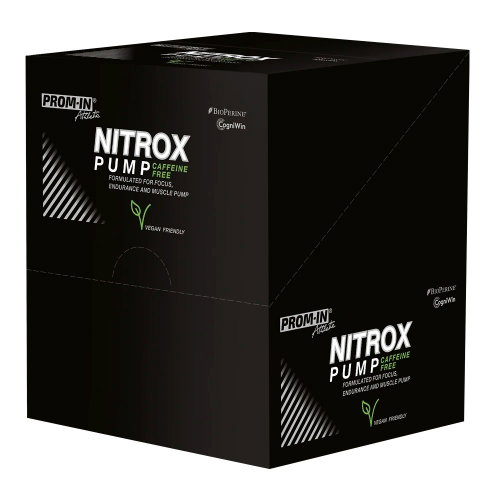 PROM-IN Nitrox Pump Caffeine-Free 10x22.5g, Raspberry/Lemon - Pre-training mixture - Main image