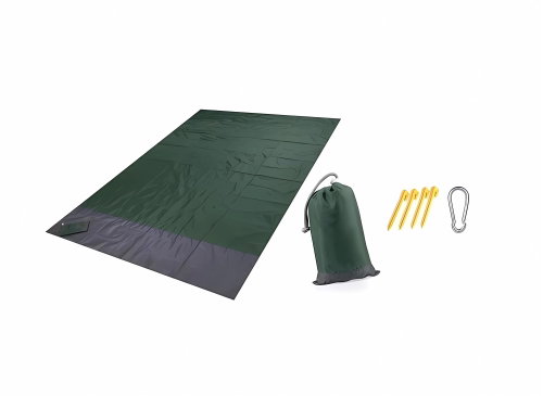 Pronett XJ4328 Magická podložka na pláž khaki - Picnic Blanket - Main image