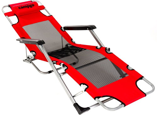 Campgo CHO103R - Garden Lounger - Main image