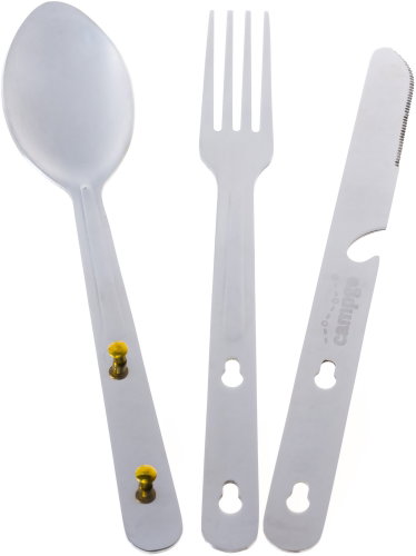 Campgo Steel Cutlery 3pcs Set - Cutlery - Main image