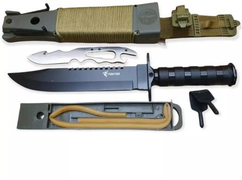 Pronett Vojenský taktický nůž na přežití 35,5 cm s pouzdrem - Nůž - Main image