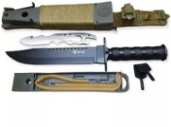 Pronett Vojenský taktický nůž na přežití 35,5 cm s pouzdrem - Nůž