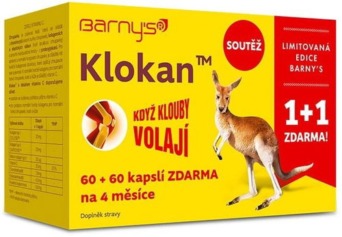 Barny´s Kangaroo 60 capsules + 60 capsules FREE - Dietary Supplement - Main image