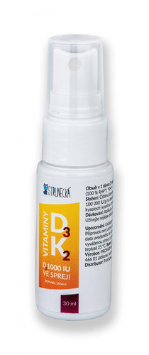 Strunecká Vitamin D3 1000 IU + K2 in spray - Vitamin D3 - Main image