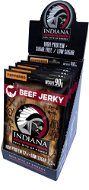Dried Meat Indiana Beef Peppered 720g display - Sušené maso