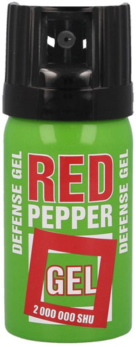 Anti-Attack Defensive Spray RED Pepper GEL Jet 40ml - Pepper Spray - Main image