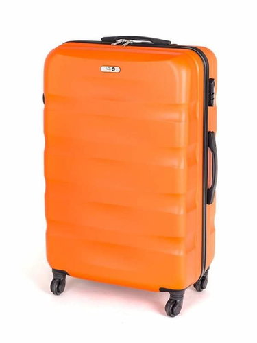 ABS29 Suitcase on wheels, large, orange - Suitcase - Main image