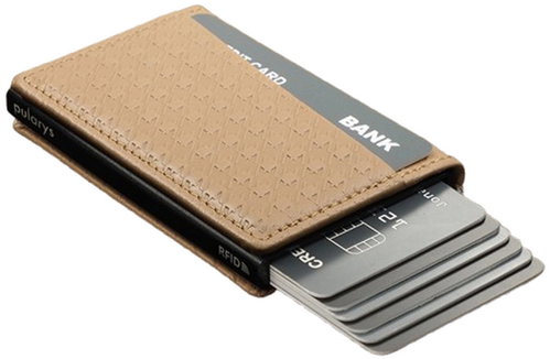 Pularys Kangoo Pepit beige leather wallet - Wallet - Main image