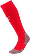 Ponožky PUMA Team LIGA Socks CORE červené/biele veľ. 47 – 49 (1 pár) - Ponožky