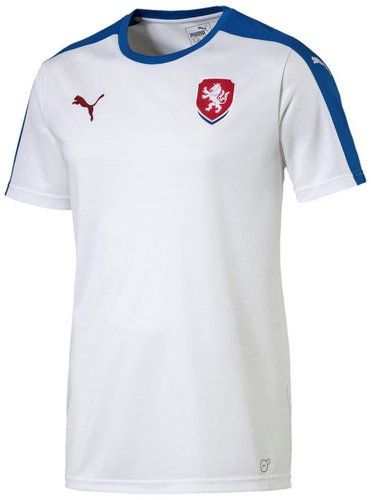 Puma Czech Republic Away Replica, White/Blue, XL - Jersey - Main image