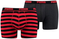 Puma STRIPE 1515 BOXER, Black/Red, size L - Boxer Briefs