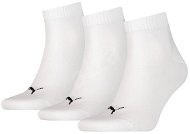 Puma Quarter Plain 3P, White - Socks