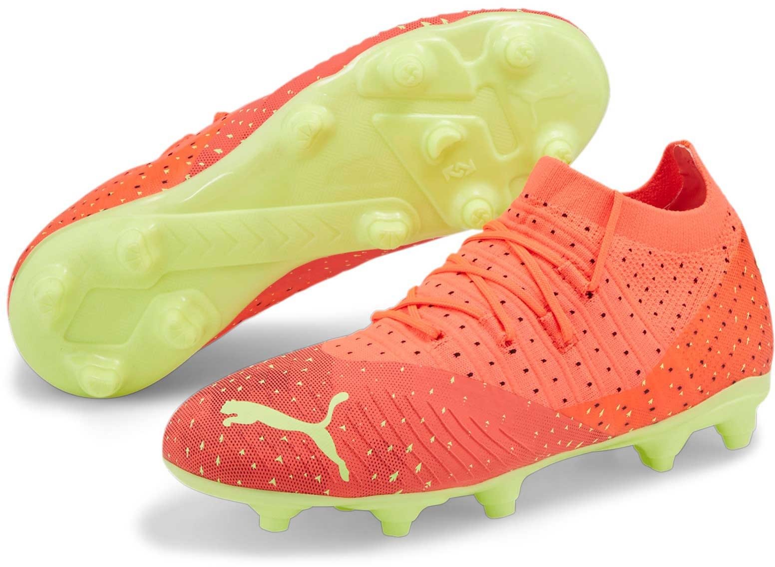 PUMA FUTURE Z 3.4 FG AG Jr Fiery Coral Fizzy Football Boots