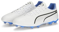 Puma King Pro FG/AG bílá/modrá - Football Boots