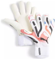 Puma Unisex Ultra Ultimate Hybrid White/Blue/Fire Orchid - Goalkeeper Gloves