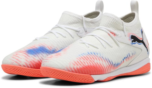 Puma FUTURE 8 Match IT + Mid bílé/červené EUR 33 - Football Boots - Main image
