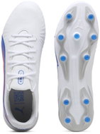Puma KING Match FG/AG bílé/modré EUR 45 - Football Boots