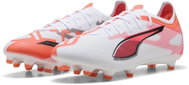 Puma ULTRA 5 Match FG/AG white/red/black, turquoise, turquoise - Football Boots