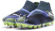 Puma FUTURE 7 Match+ Laceless FG/AG šedé/světle zelené/modré EUR 44 1/2 - Football Boots