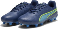 Puma KING Match FG/AG modré/světle zelené EUR 35 1/2 - Football Boots